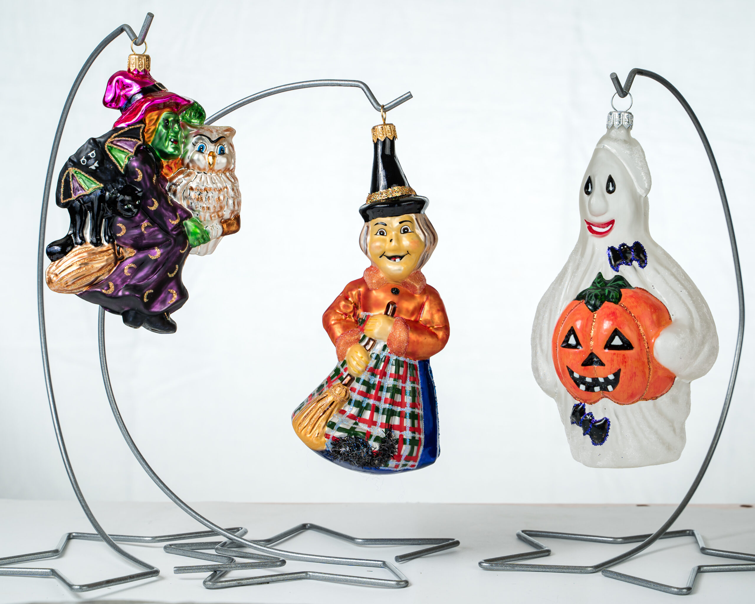 Ręcznie wykonana bombka – Baba Jaga – Luxorna – kolekcja Halloween