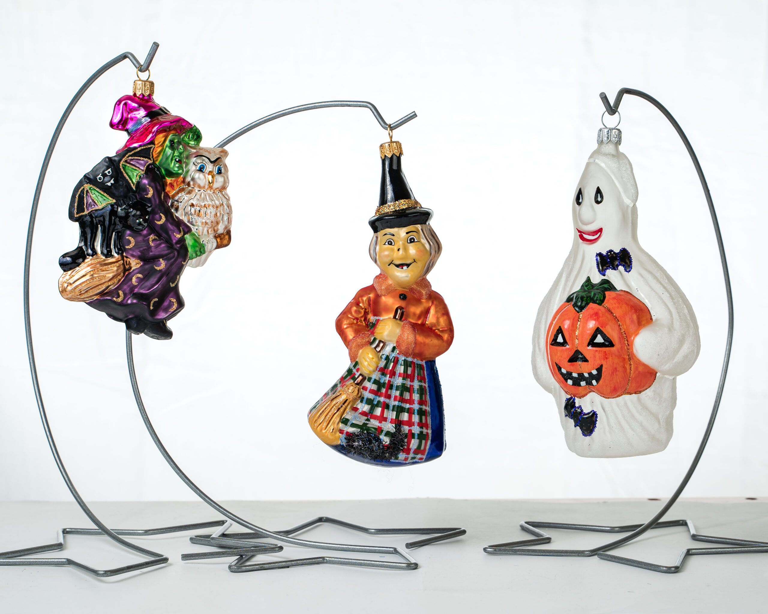Ręcznie wykonana bombka – Baba Jaga – Luxorna – kolekcja Halloween