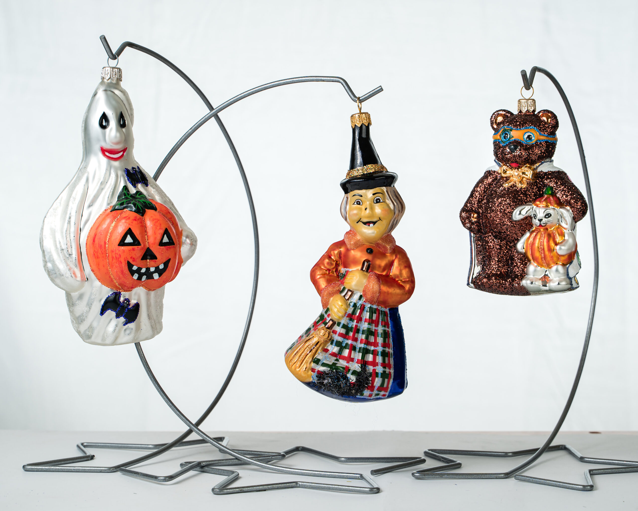Ręcznie wykonana bombka – Baba Jaga – Luxorna – kolekcja Halloween