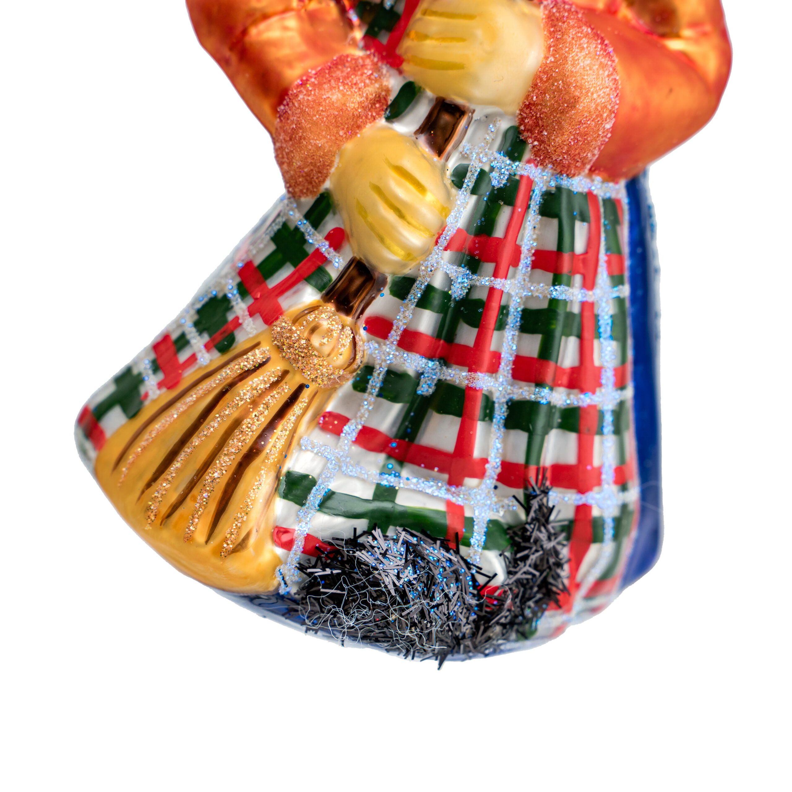 Ręcznie wykonana bombka – Baba Jaga – Luxorna – kolekcja Halloween