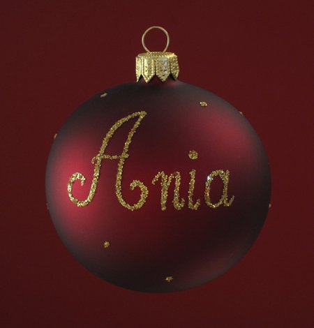 Bombka z imieniem