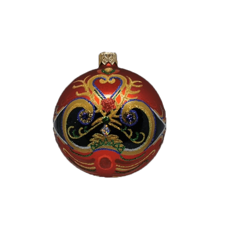Bombka z ornamentem