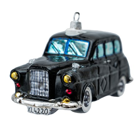 Bombka Samochód: TAXI czarny