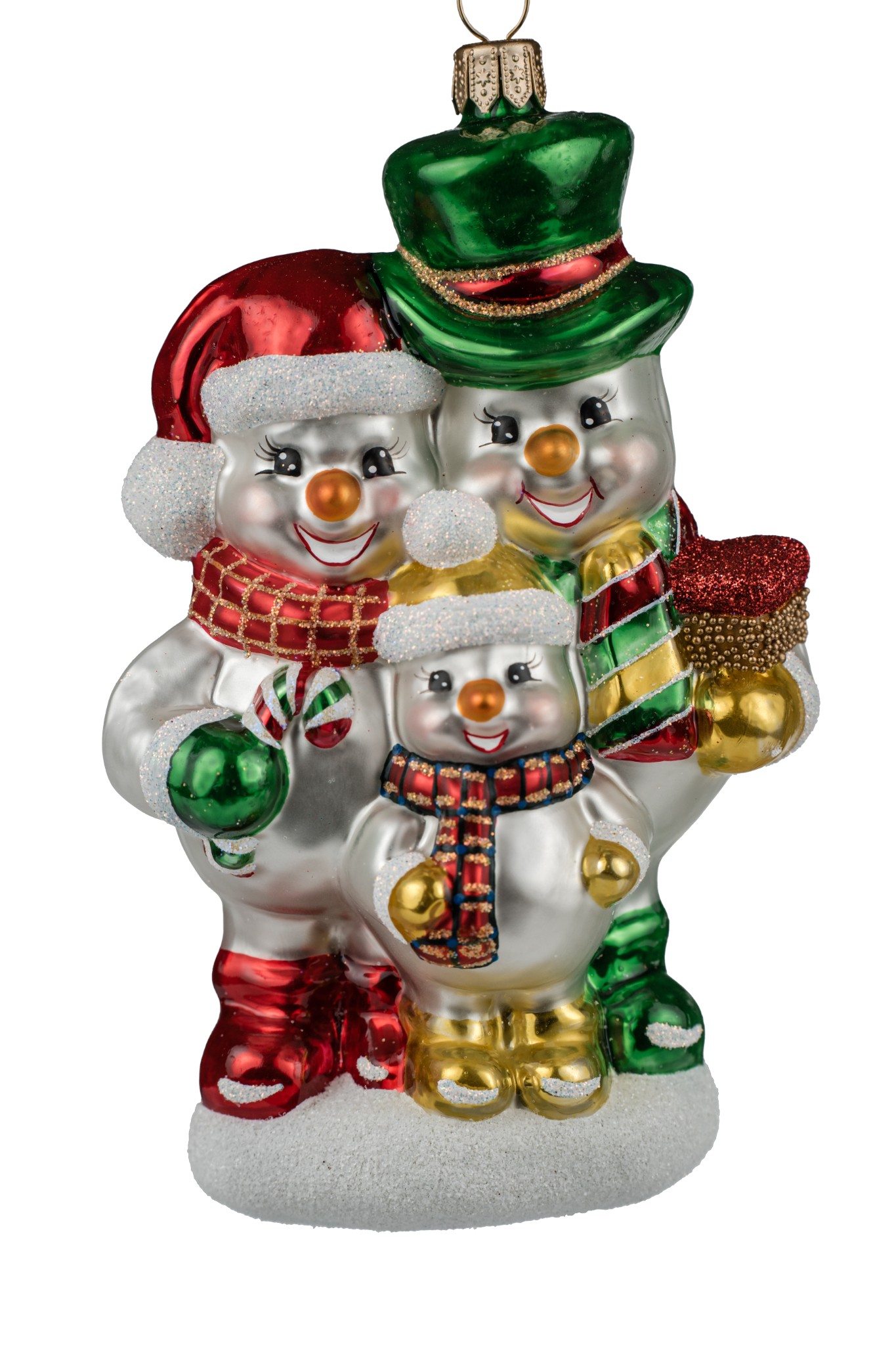 Christmas ornament Snowman Family #2 - Image 13