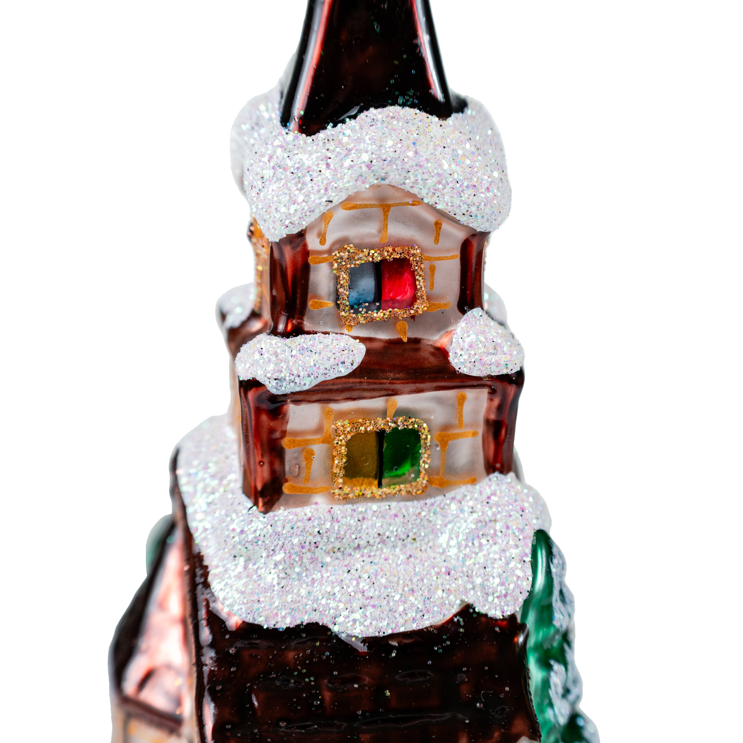 Christmas ornament Winter Church #3 - Image 6