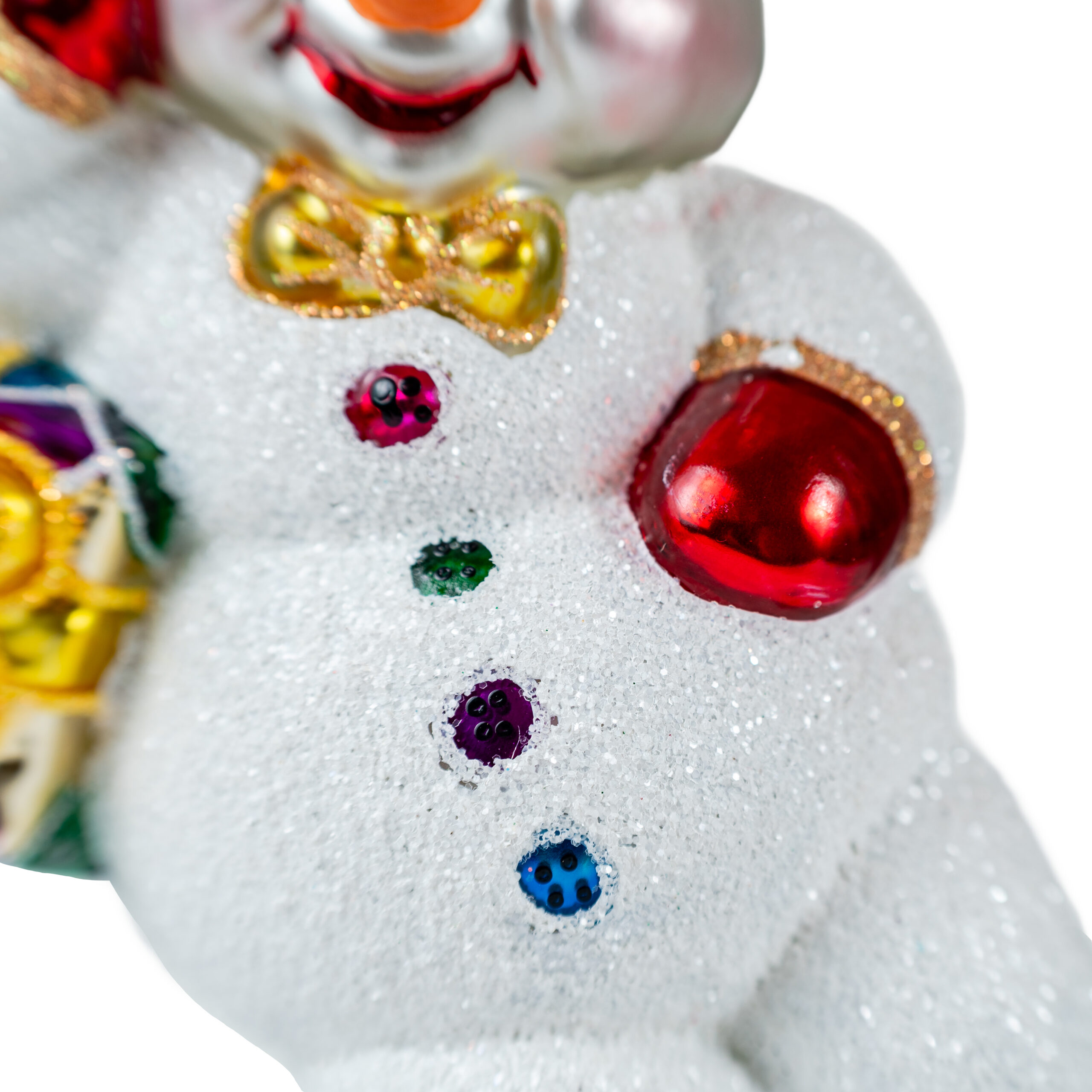 Bombka Bałwanek podparty z paczką - obrazek 5