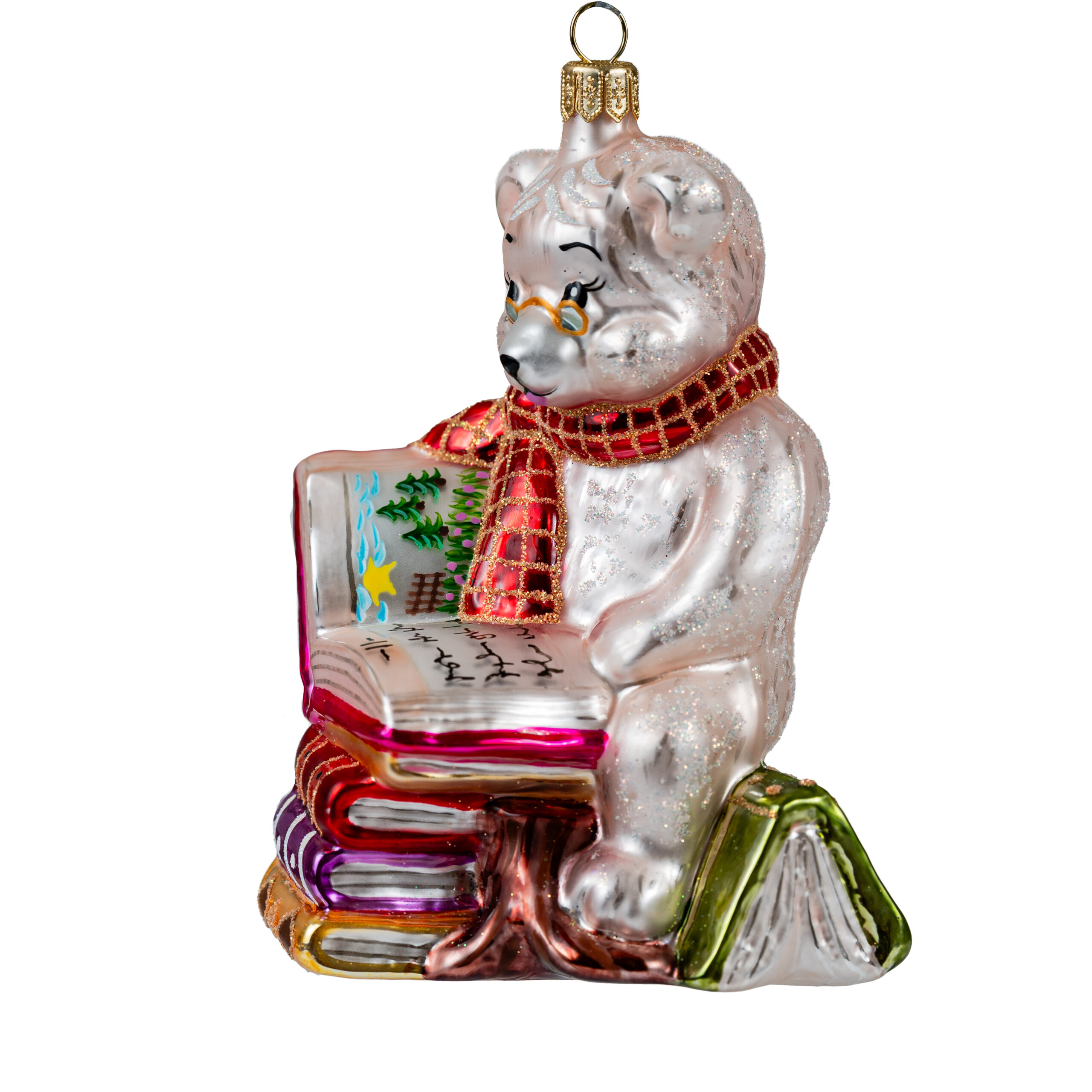 Christmas ornament Teddy with Books - Image 8