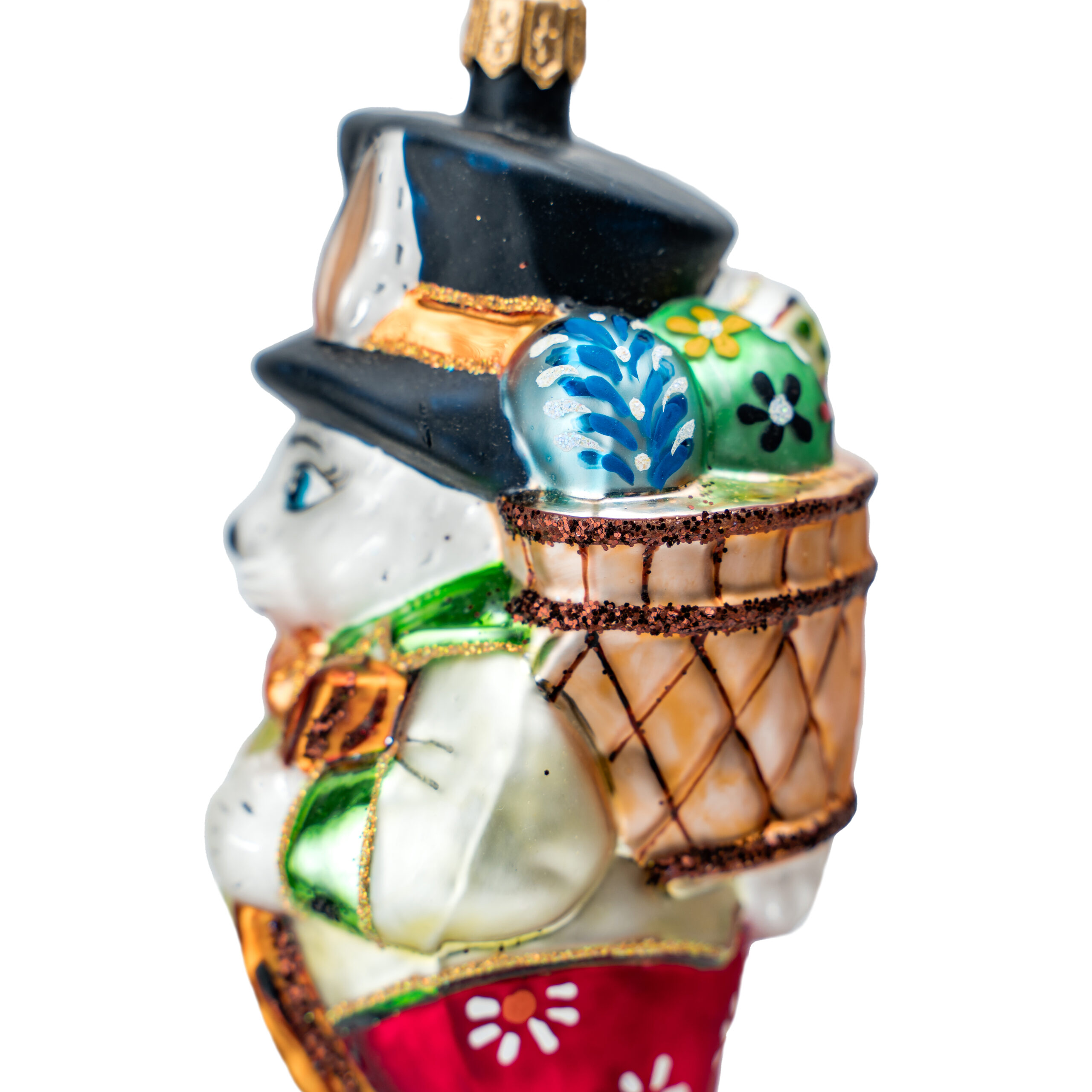 Christmas ornament Bunny with Basket - Image 4