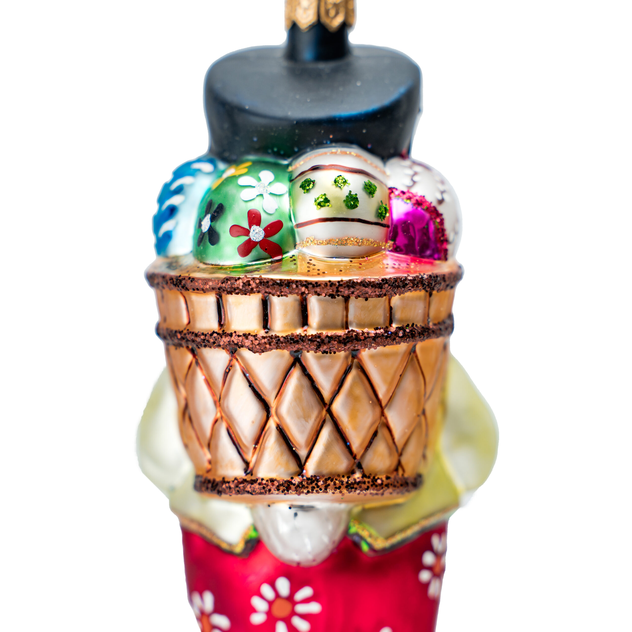 Christmas ornament Bunny with Basket - Image 5