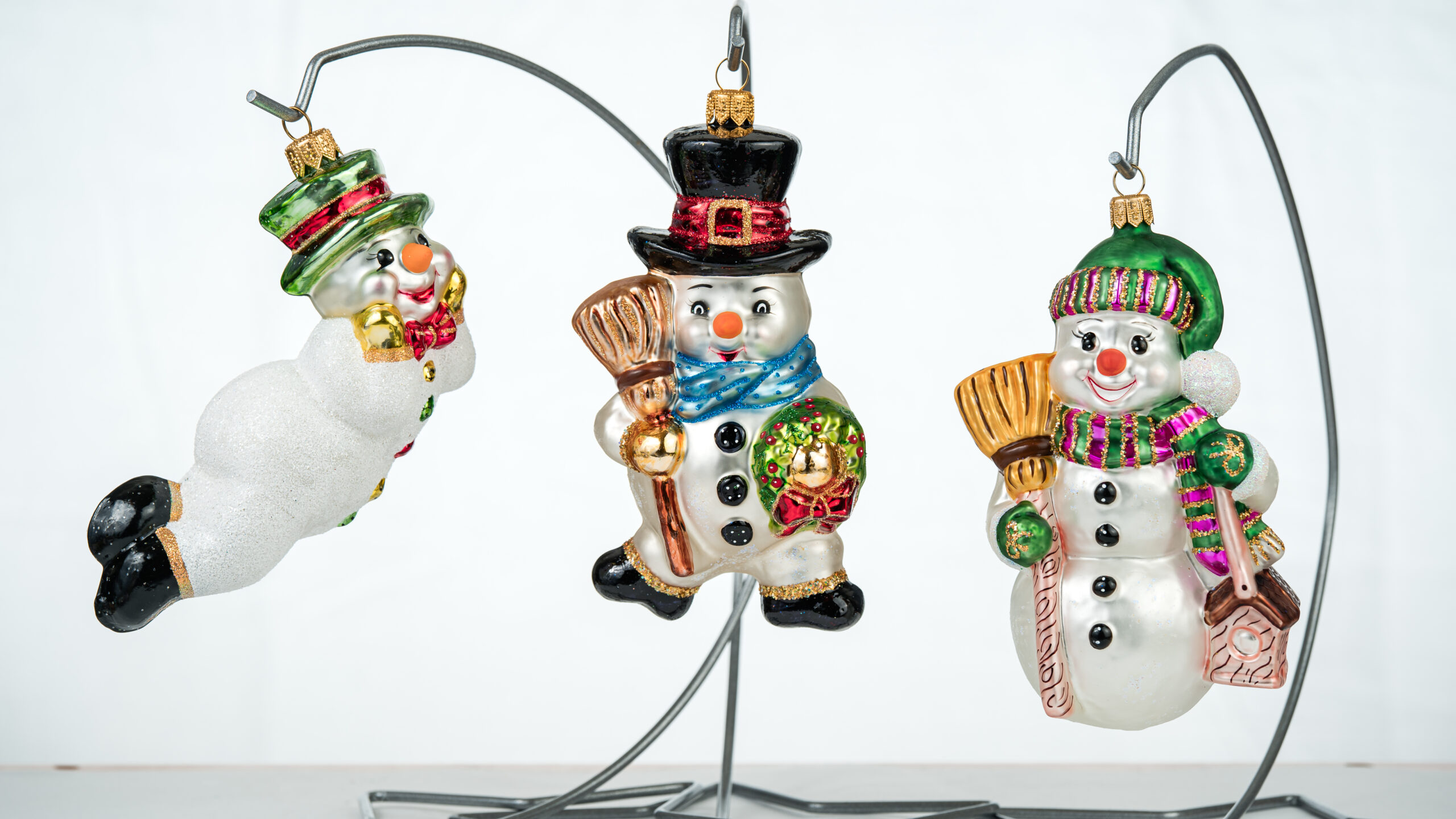 Bombka Bałwanek z wieńcem - obrazek 7