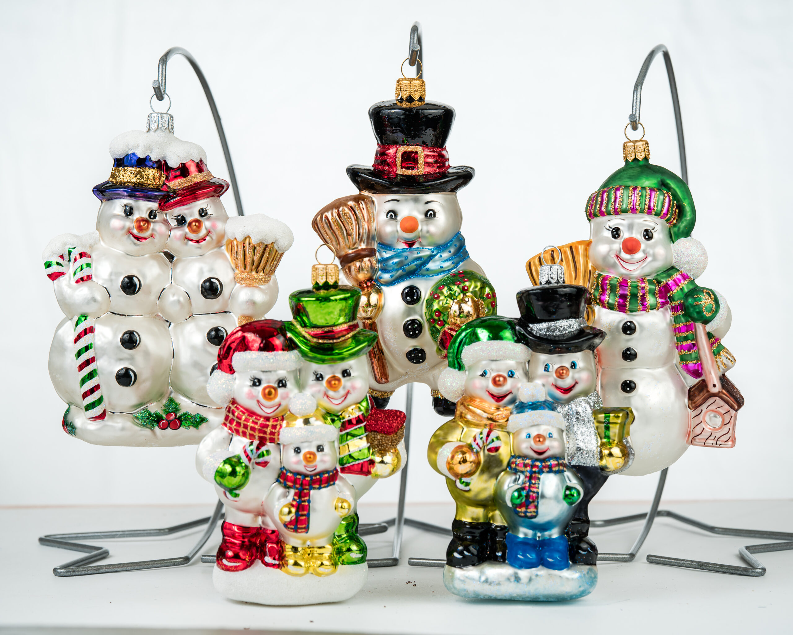 Christmas ornament Snowman couple - Image 7