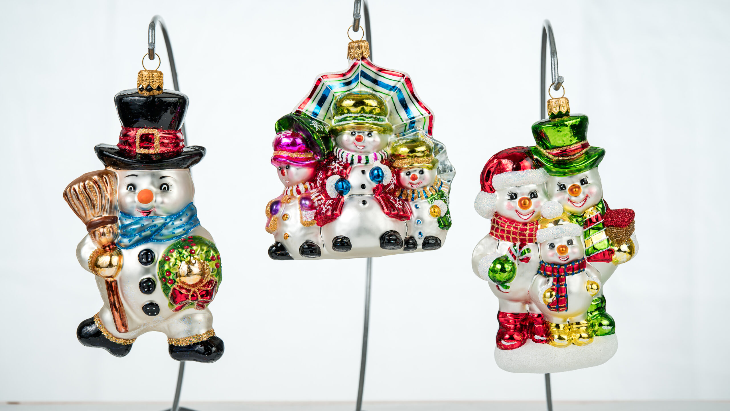 Christmas ornament Snowmen under Umbrellas - Image 8