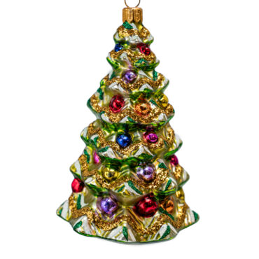 Ręcznie malowana bombka – Choinka #2 – Luxorna