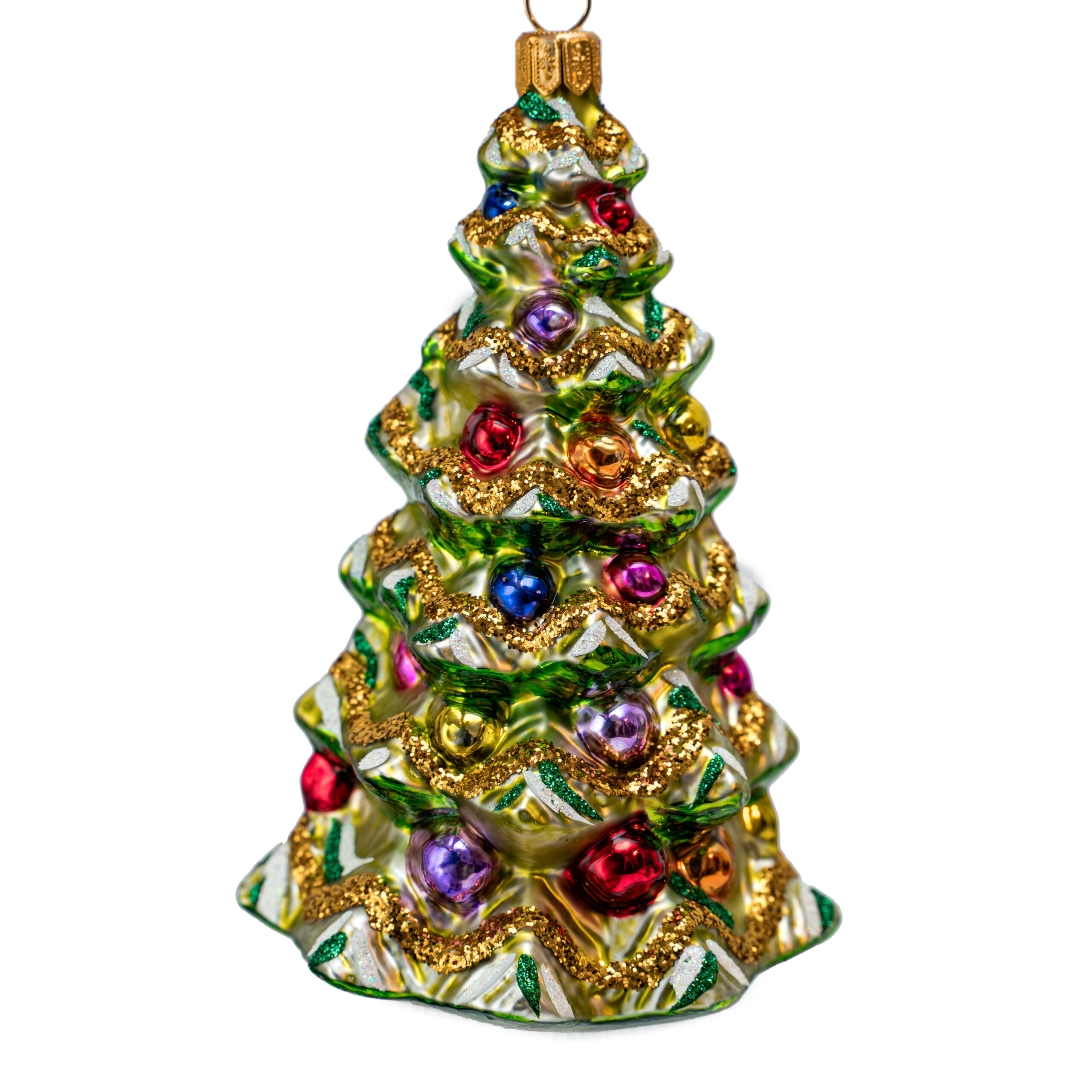 Ręcznie malowana bombka – Choinka #2 – Luxorna