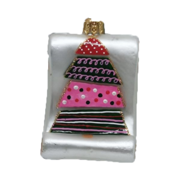 Bombka Dedykacja z choinką