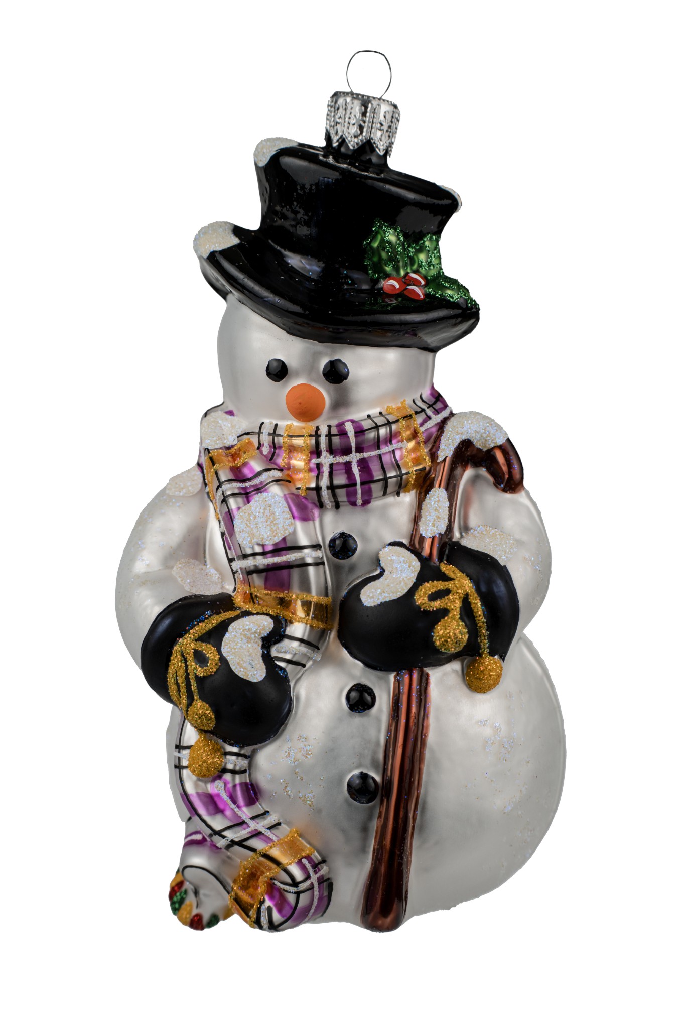Christmas ornament Snowman with Long Scarf - Image 6