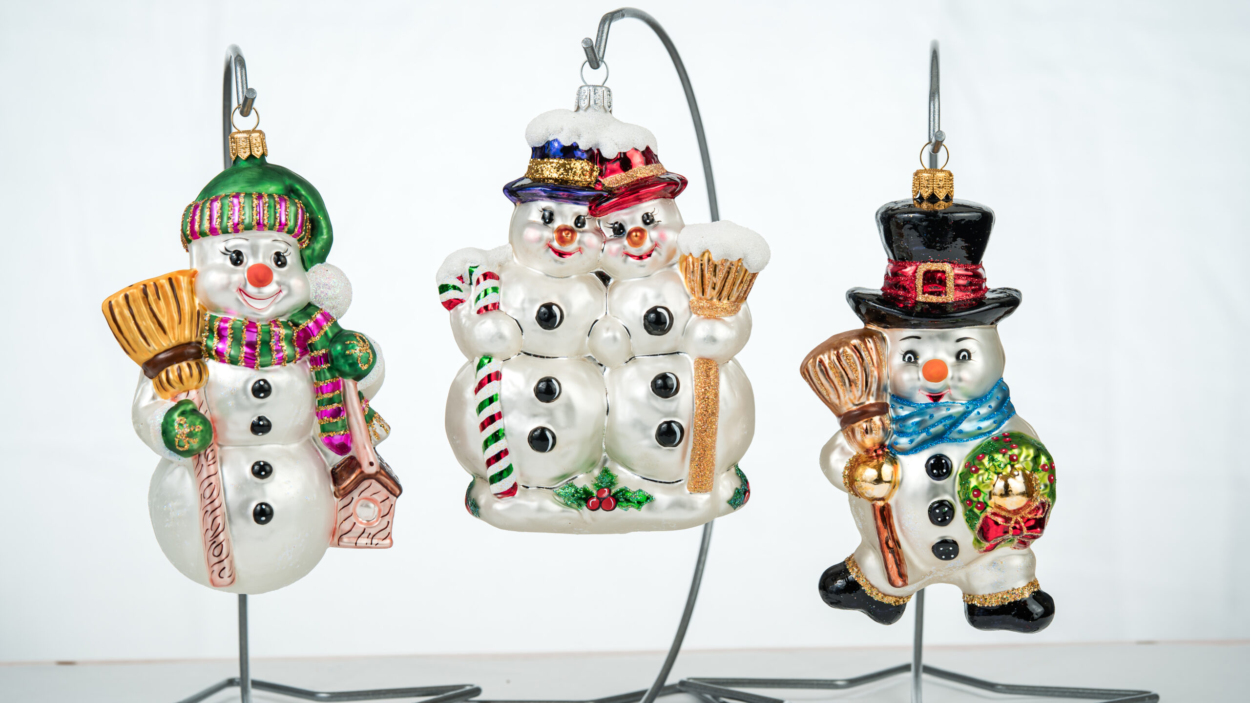 Bombka Bałwanek z wieńcem - obrazek 8