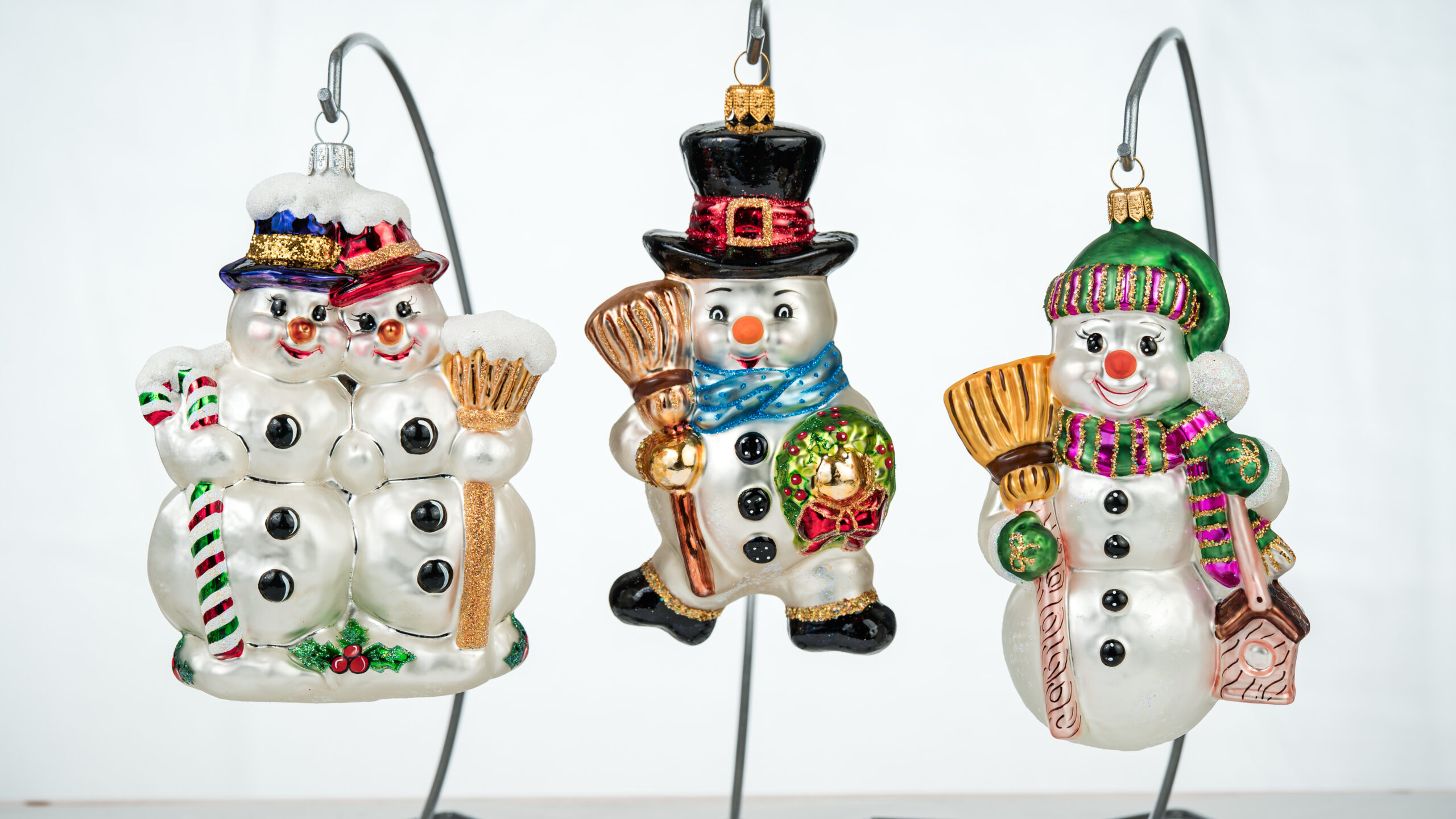 Bombka Bałwanek z wieńcem - obrazek 9