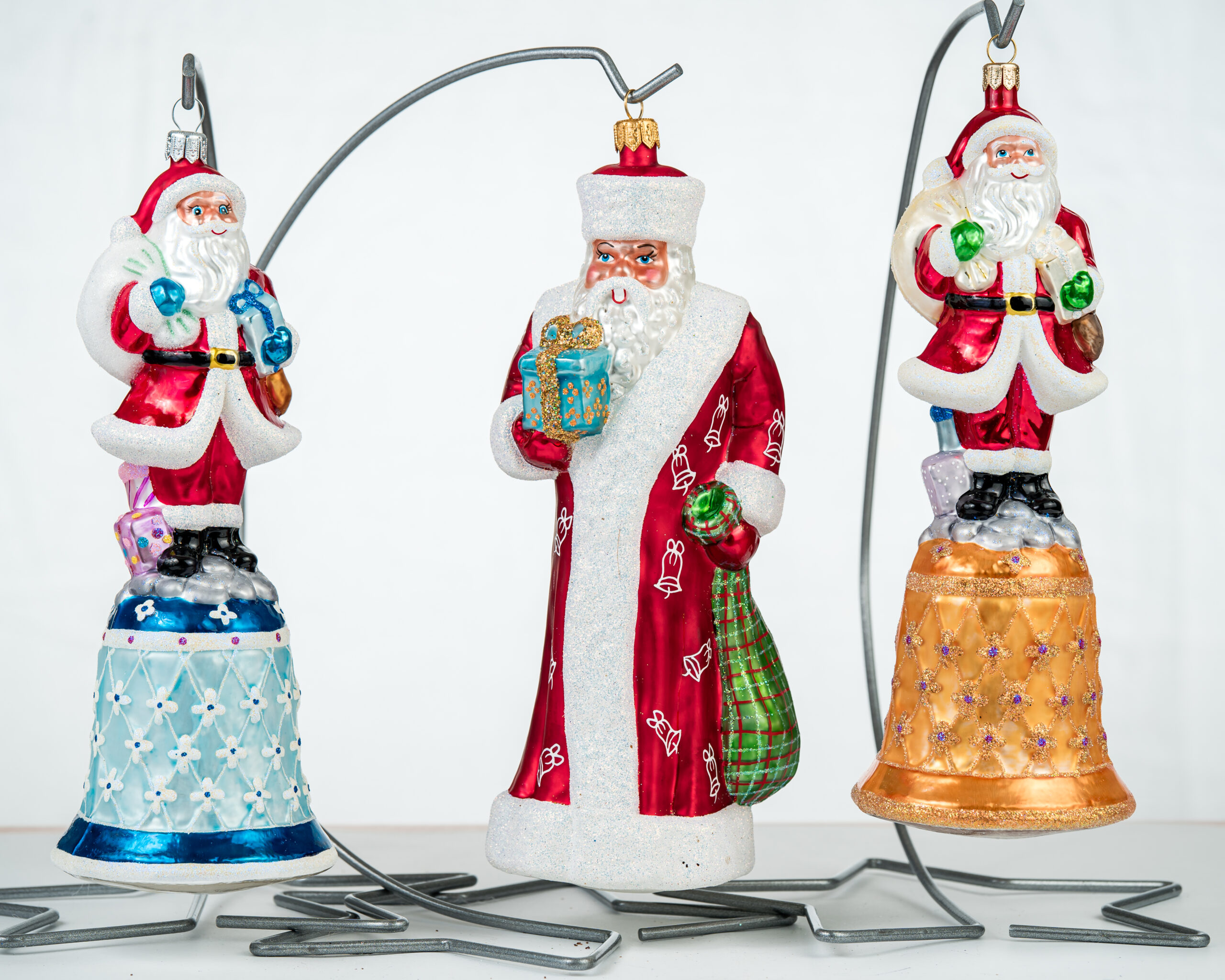 Christmas ornament Santa on a Bell #1 - Image 10