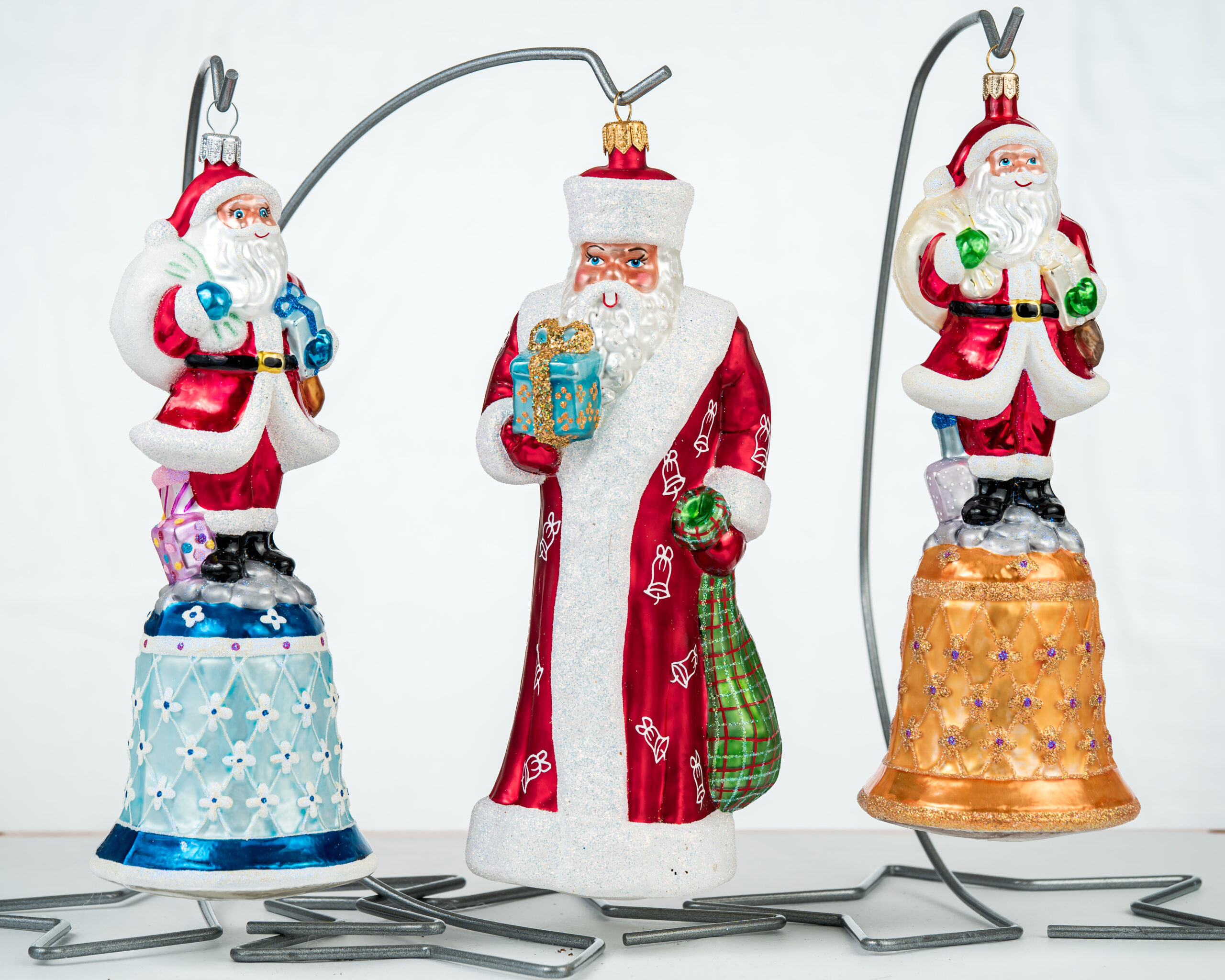 Christmas ornament Santa on a Bell #1 - Image 9