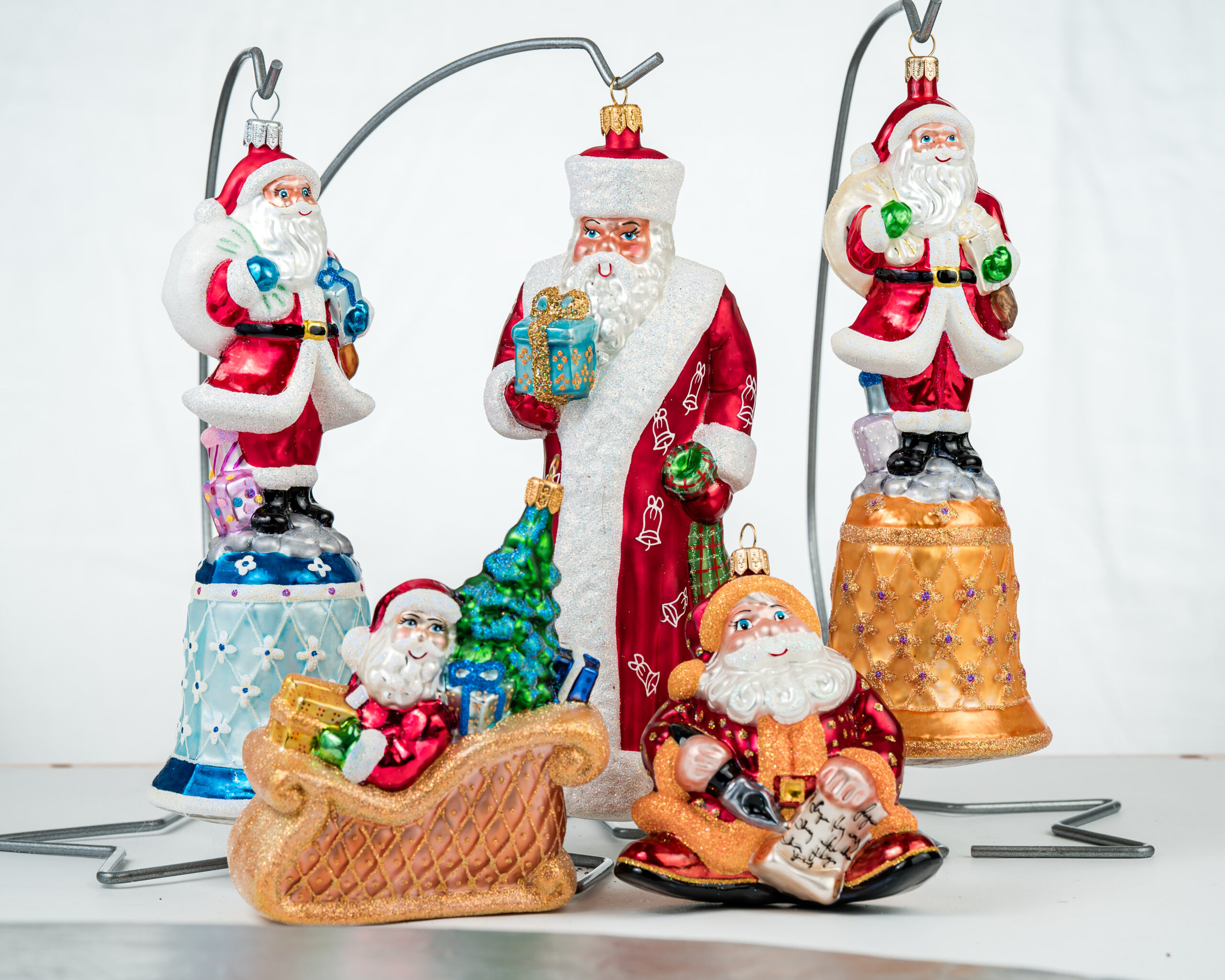 Christmas ornament Santa on a Bell #1 - Image 8