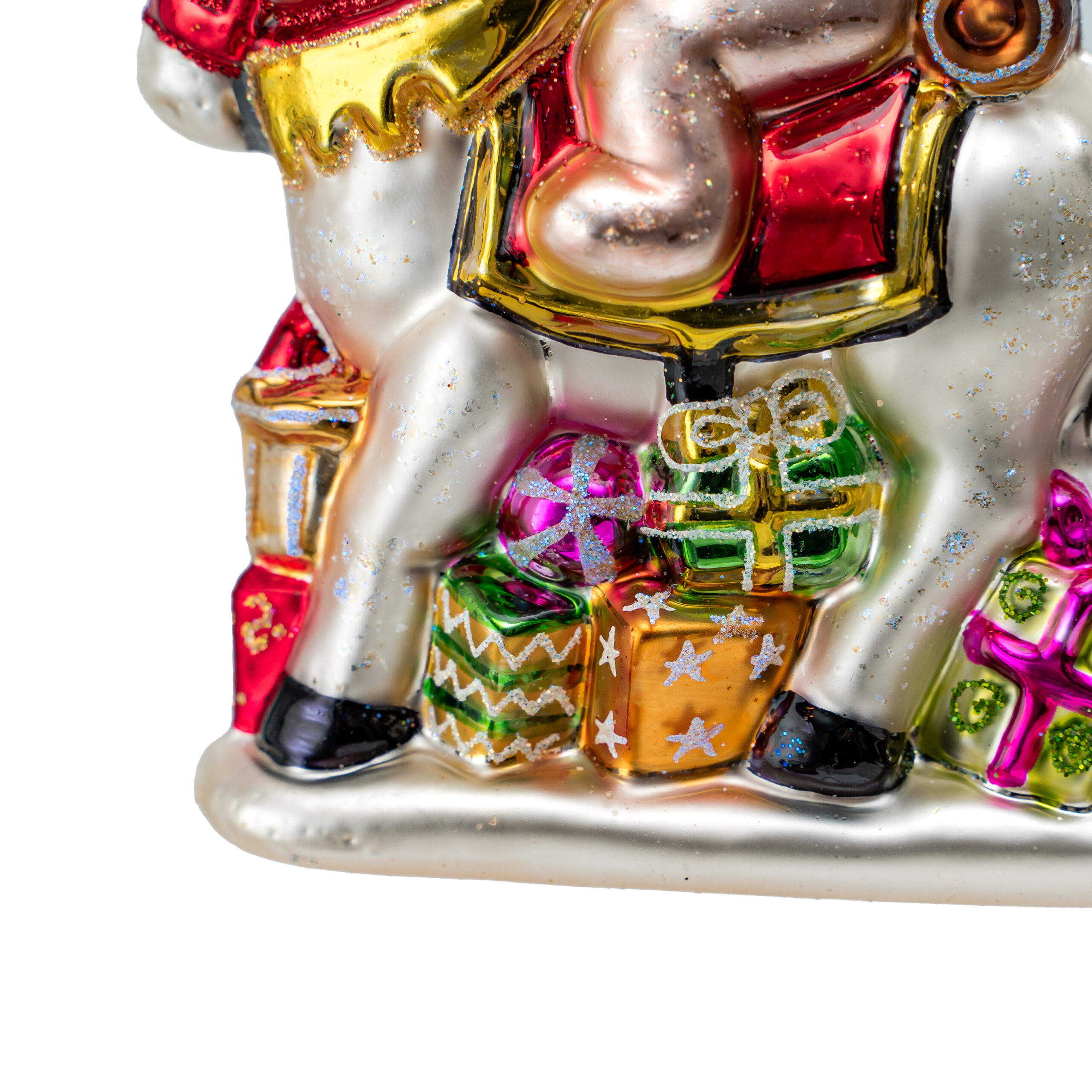 Christmas ornament Teddy on a Pony - Image 7