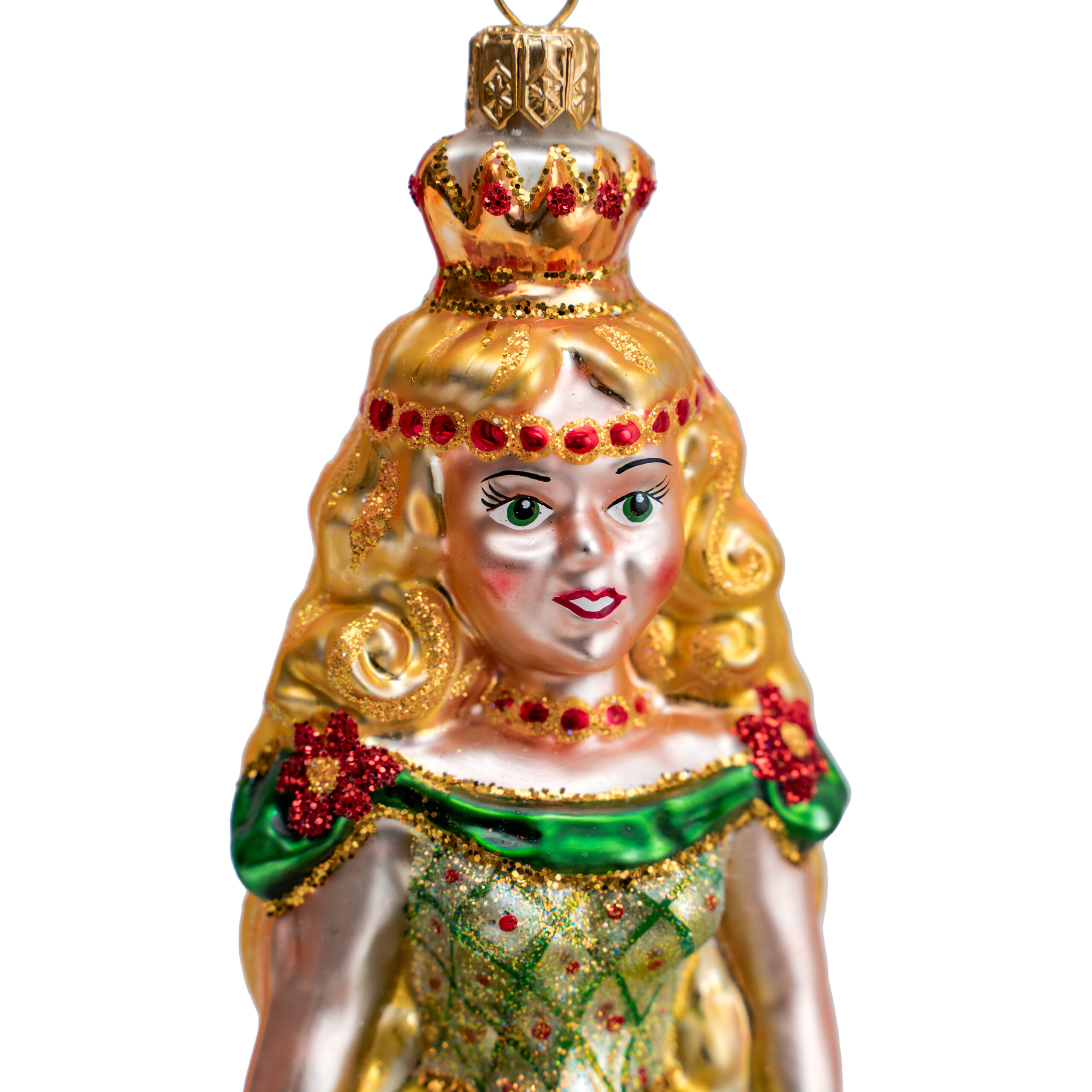 Bombka Królewna w zielonej sukni - obrazek 3