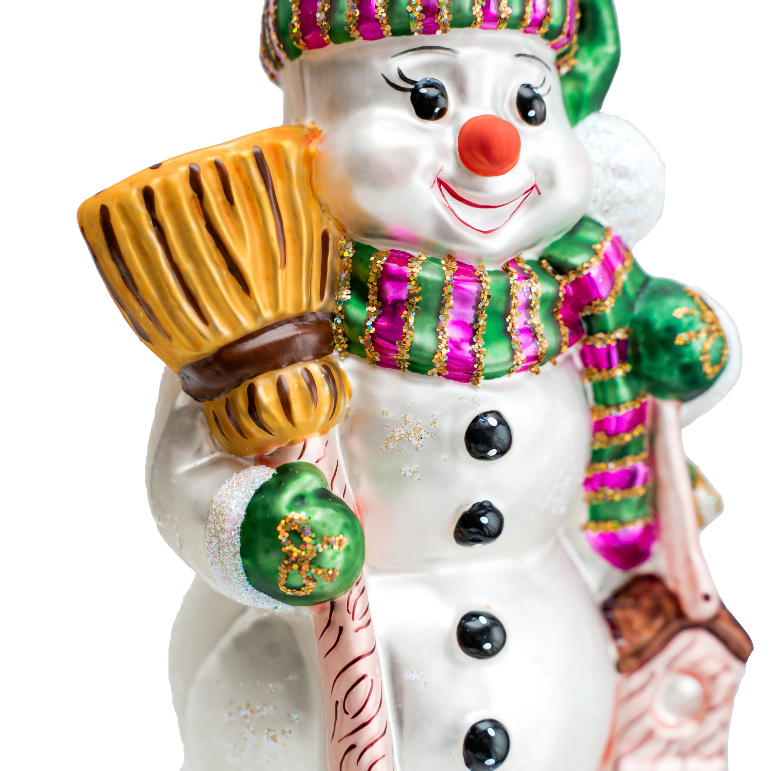 Christmas ornament Snowman with Bird-house - Image 3