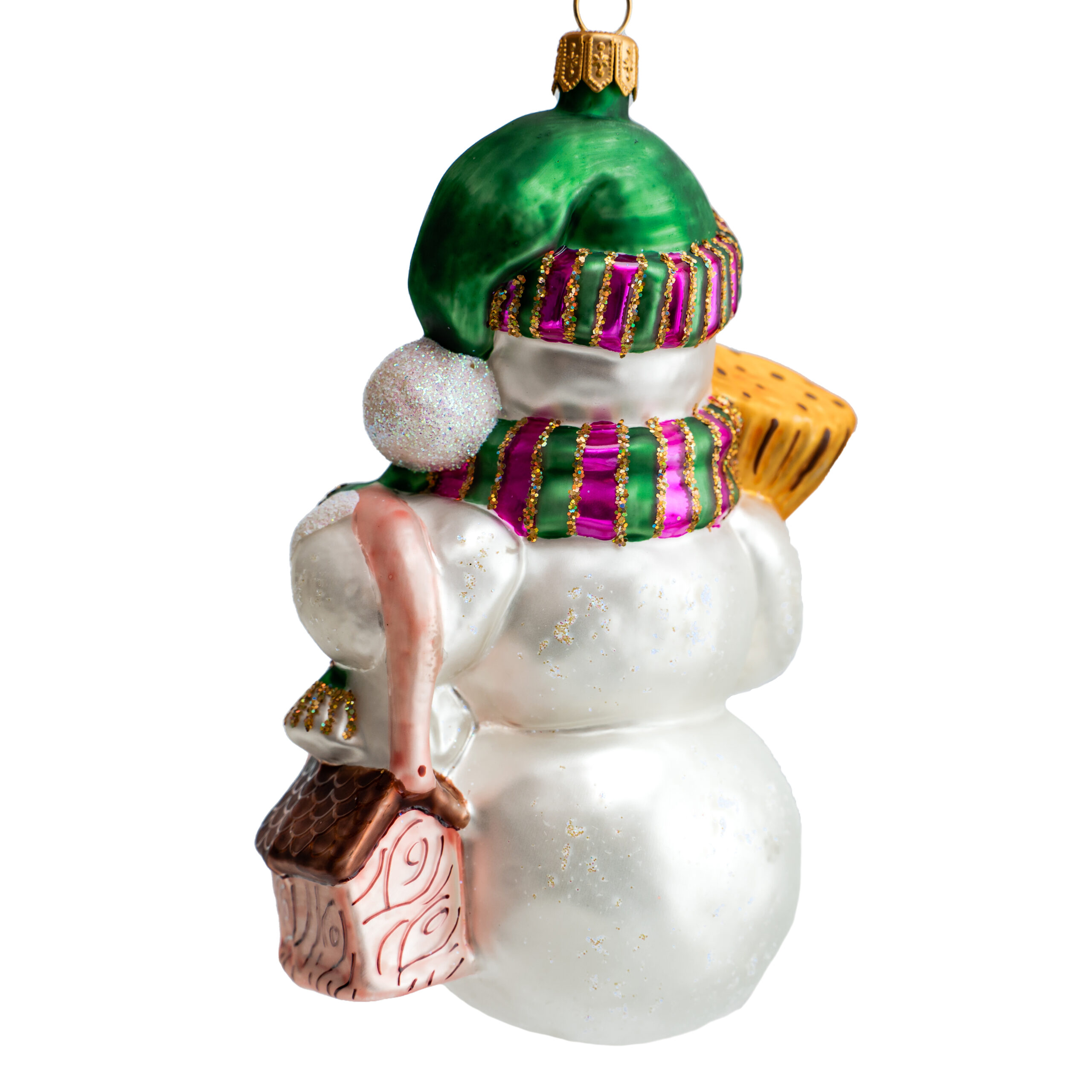 Christmas ornament Snowman with Bird-house - Image 2
