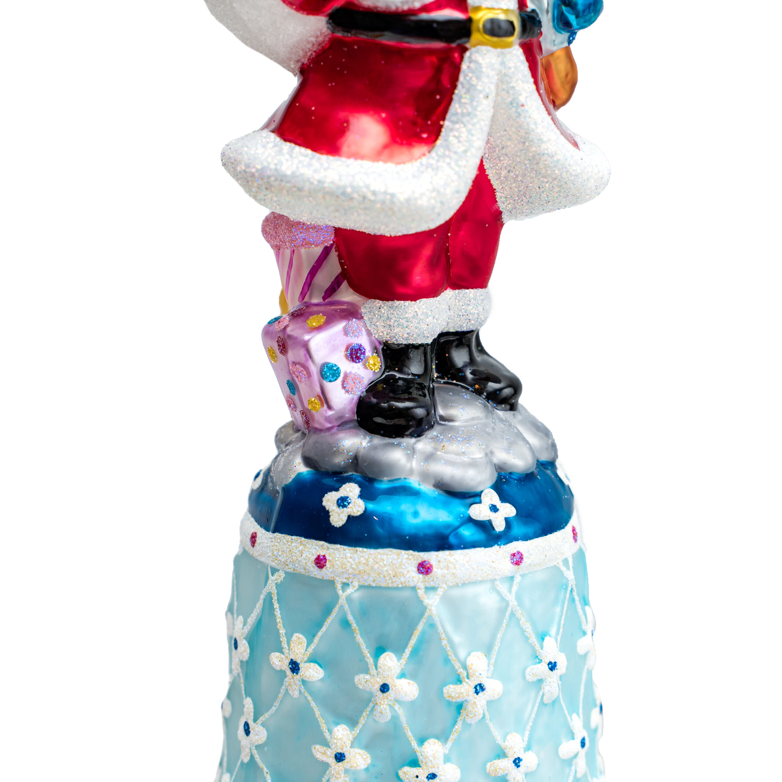 Christmas ornament Santa on a Bell #1 - Image 4