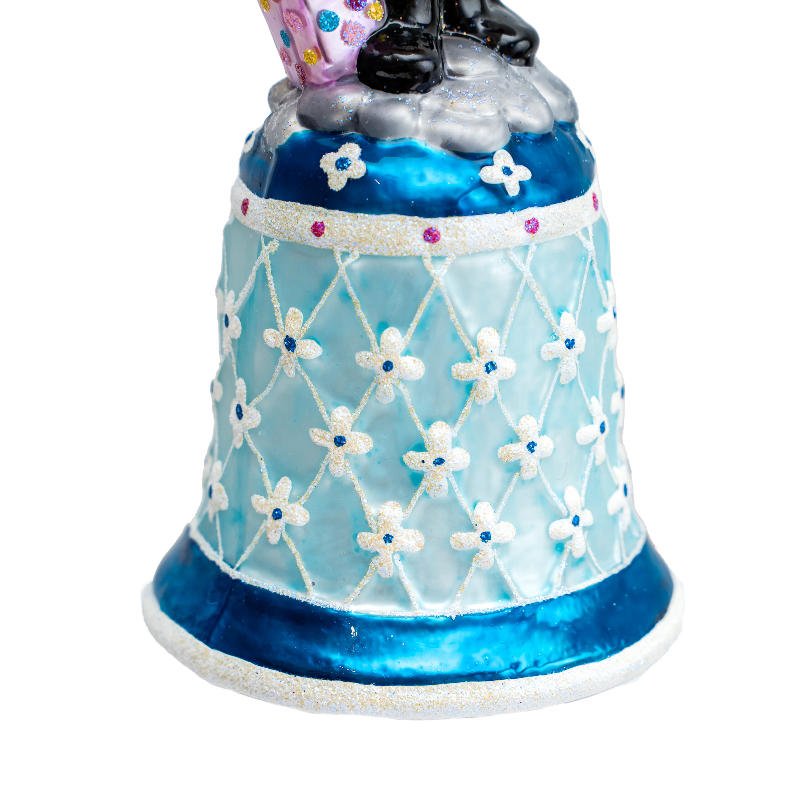 Christmas ornament Santa on a Bell #1 - Image 5