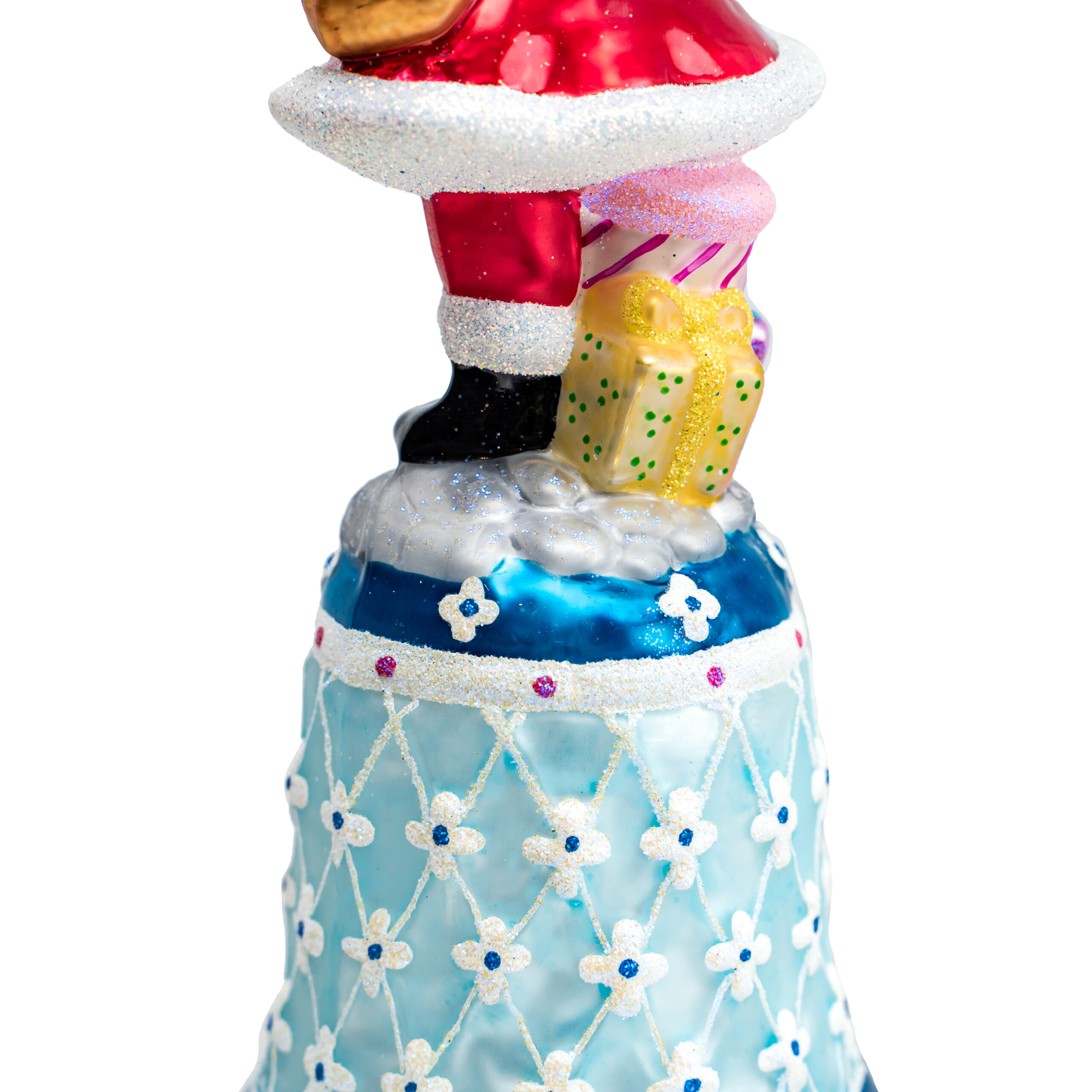 Christmas ornament Santa on a Bell #1 - Image 7