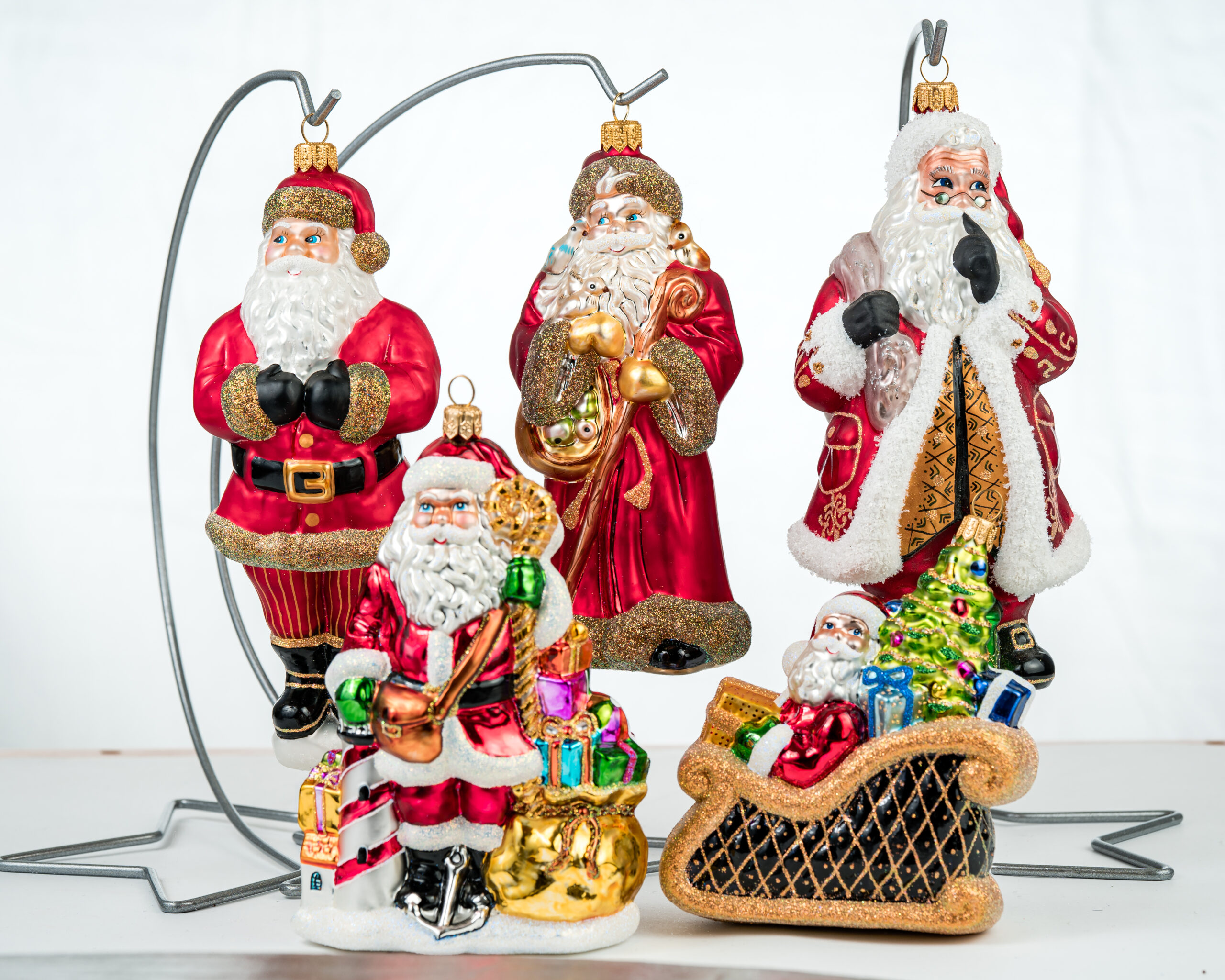 Christmas ornament Santa in Armchair #2 - Image 9