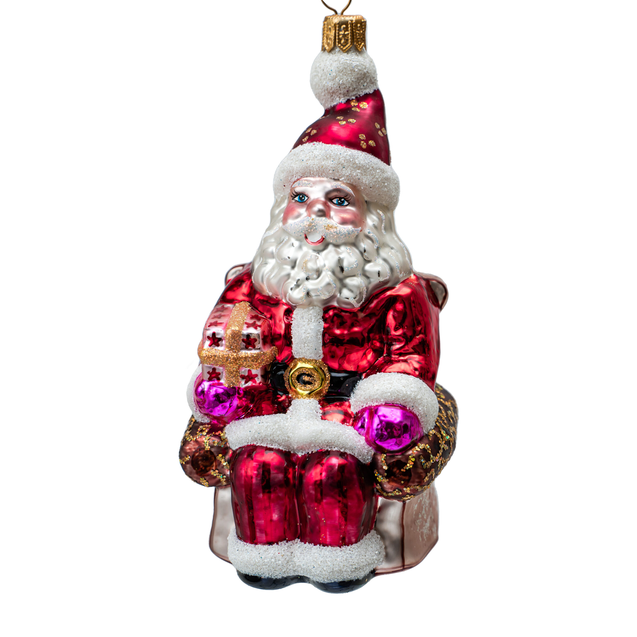Christmas ornament Santa in Armchair #2 - Image 5